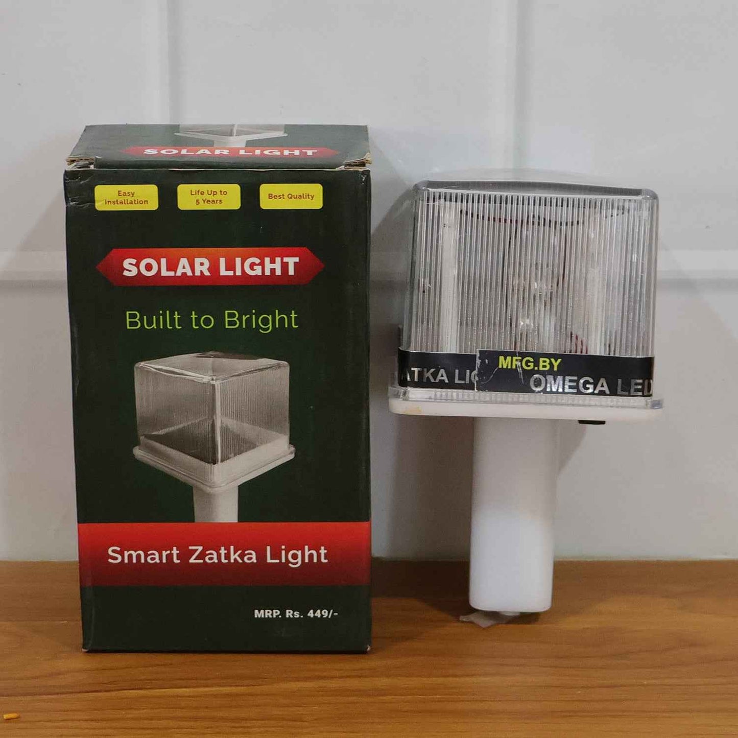 1200mah Solar Powered Led Warning Beacon Light (1 Pc)