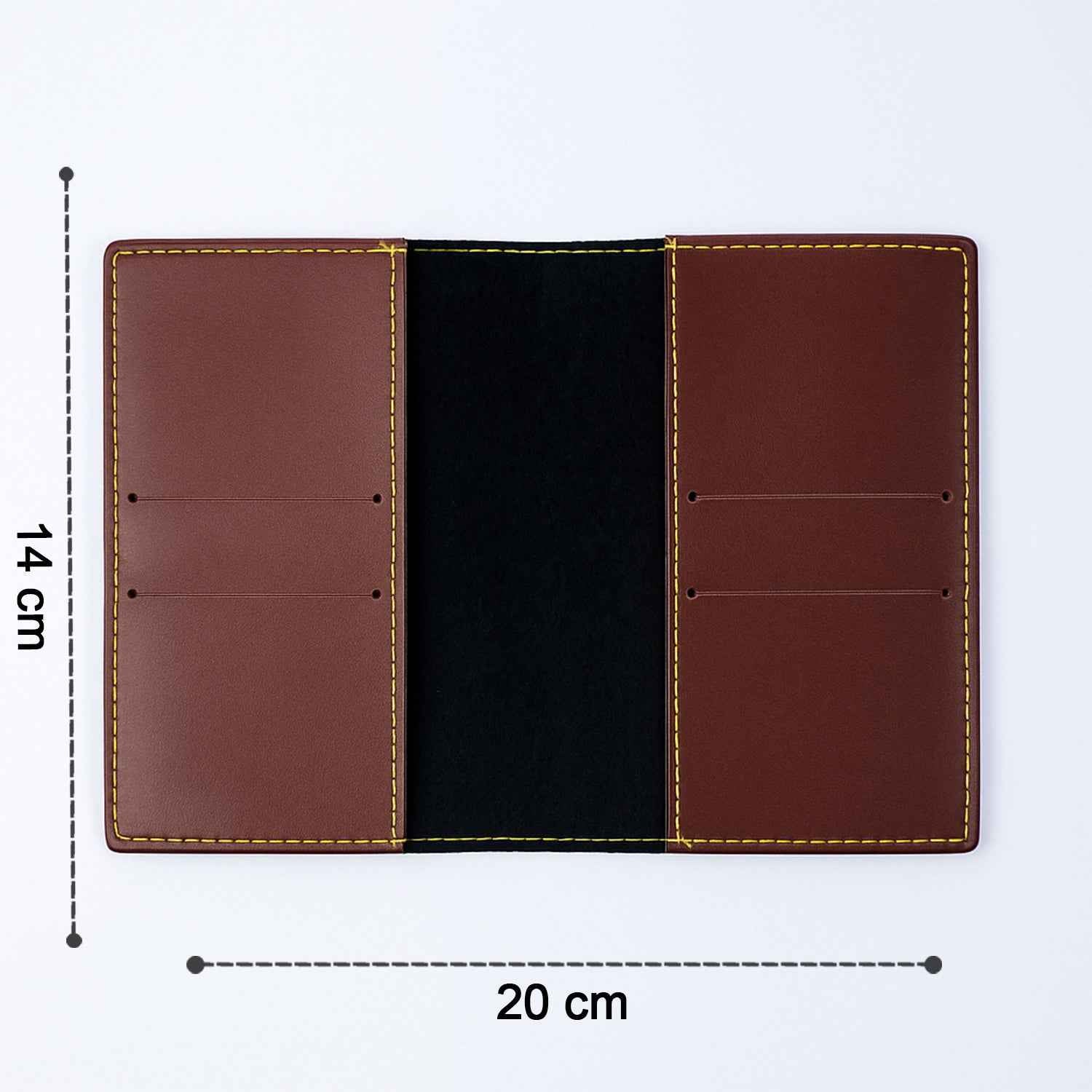Pu Leather Multipurpose Card Holder  Slim Travel Wallet (1 Pc)