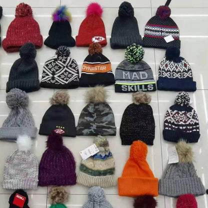 6250  Cap For Winter Woolen Knitted Black Inside Fur Caps - Best Deals at BeSh Deals®