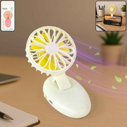 17708 Mini Usb Handheld Fan Portable Rechargeable Mini Fan For Home Office Travel And Outdoor Use (1 Pc)