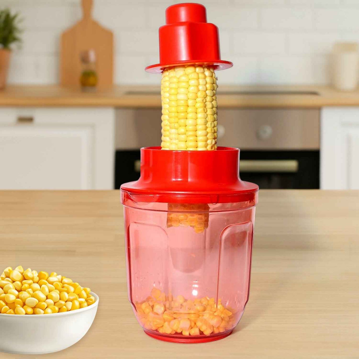 Supermom Corn Cutter With Steel Blades (1 Pc)