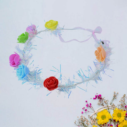 Led Flower Crown Headband  Multicolor Light-up (1 Pc) - Best Deals at BeSh Deals®