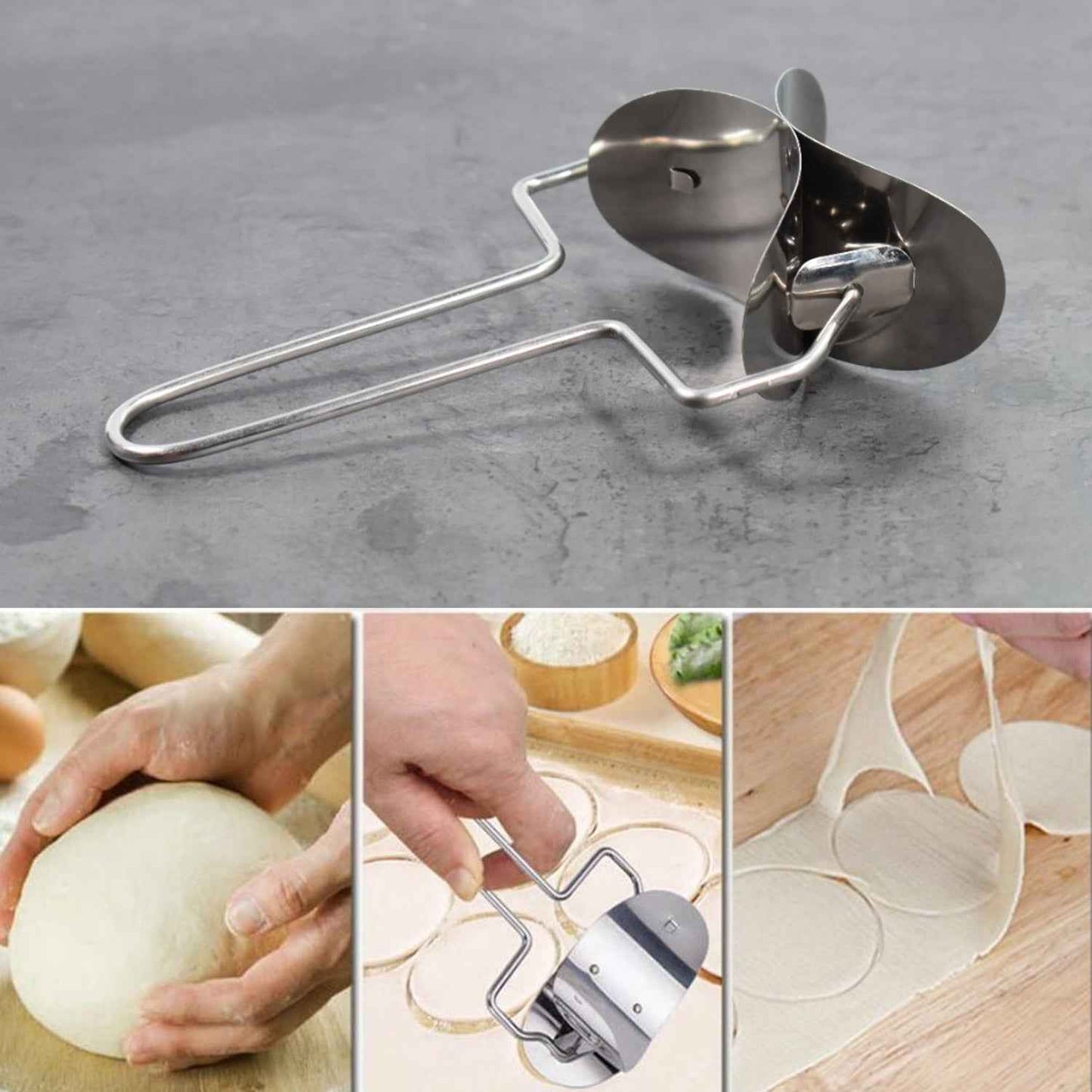 2889 Puri Cutter Stainless Steel Roller Machine For Baking Tools