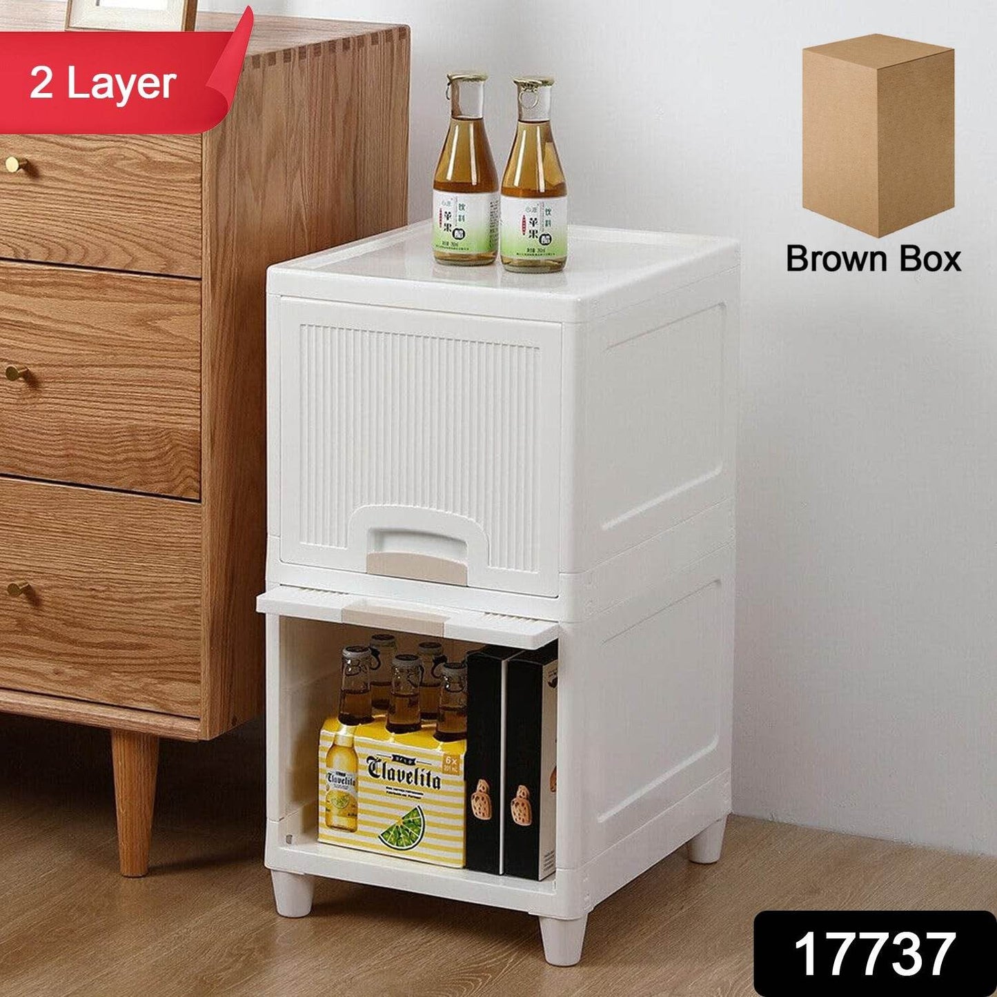 Multipurpose Storage Cabinet Storage Solutions Plastic Drawers  Multi Layer Wardrobe Storage Drawers  Foldable Multipurpose Drawer Units For Kitchen Bathroom Bedroom Cloth (2 Layer) - Best Deals at BeSh Deals®
