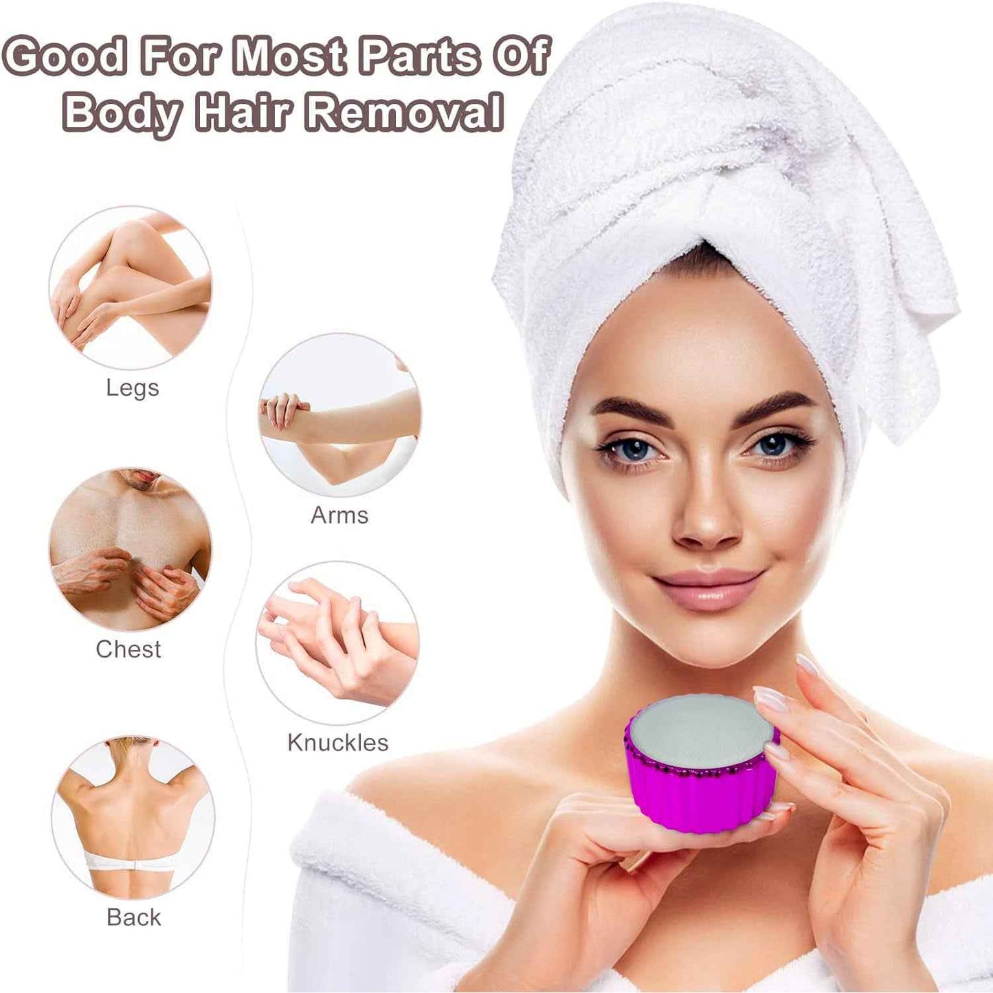 Nano Hair Remover For Arms Legs Back One Sided Skin Hair Remover (1 Pc)