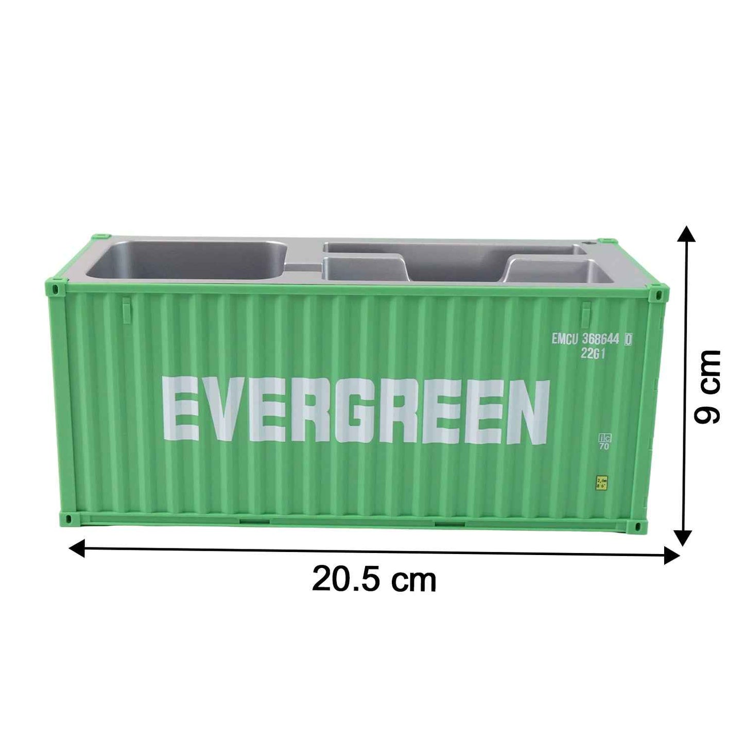 Container-style Multi-compartment Desk Organizer (1 Pc)