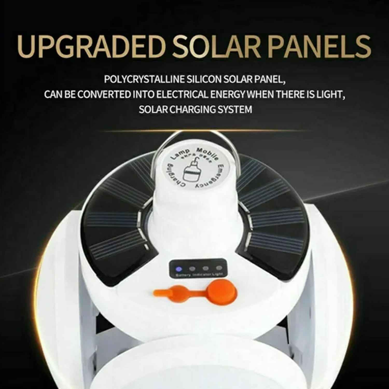 12590 Solar Multi-functional Emergency Led Light Bulb With Usb Charging Led Camping Lamp Camping Lamp Usb Rechargeable 5 Brightness Light Modes Foldable Camping Light Sos Ip65 Waterproof Camping Light Blackout Emergency Equipment Camping Gadgets