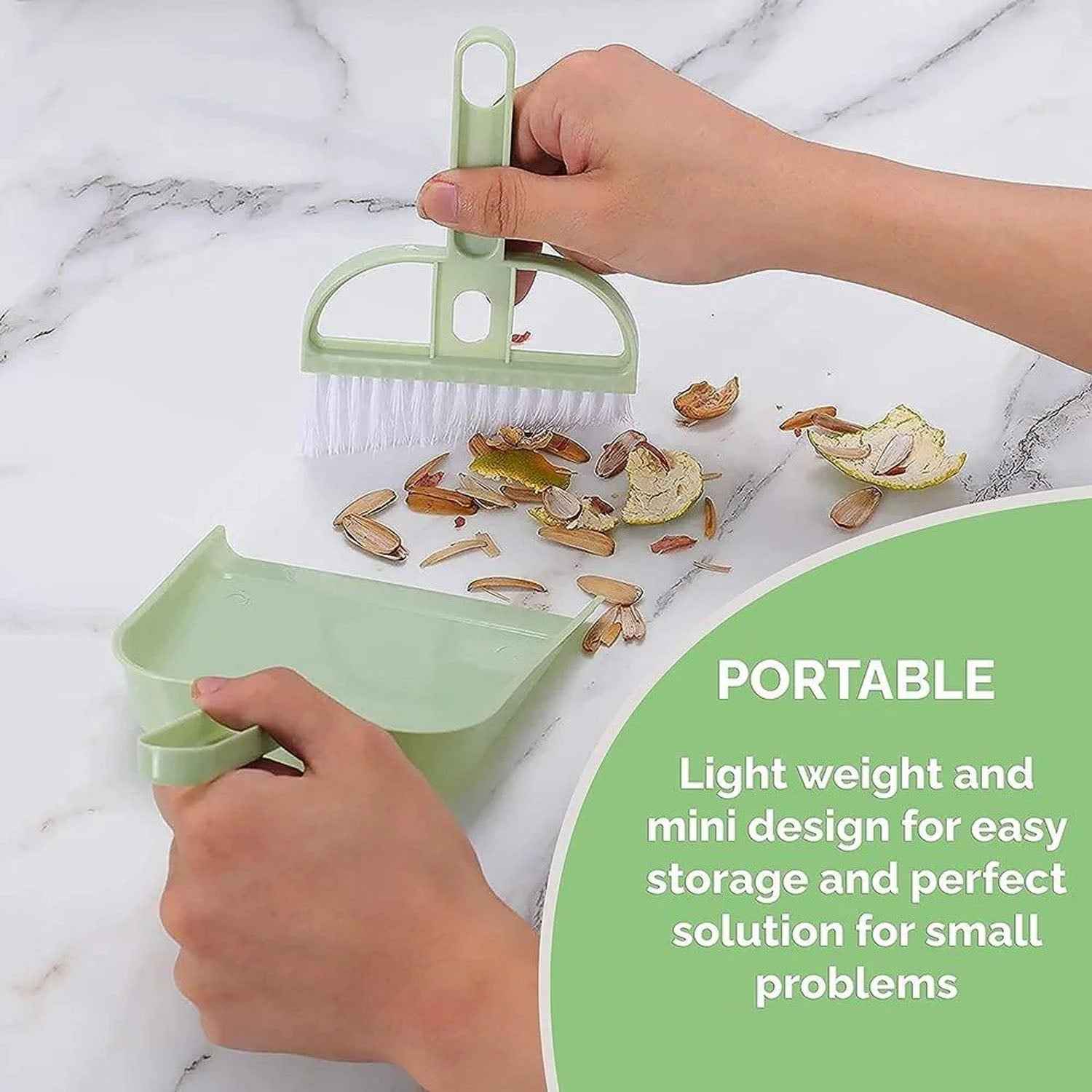 2-in-1 Handheld Cleaning Dustpan
