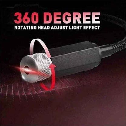 7290  Multipurpose Laser Light Light Galaxy Night Sky Ambiance Laser Micro Projector Atmosphere Ambient Roof Usb Light Car Ceiling Bedroom For Party (1 Pc)