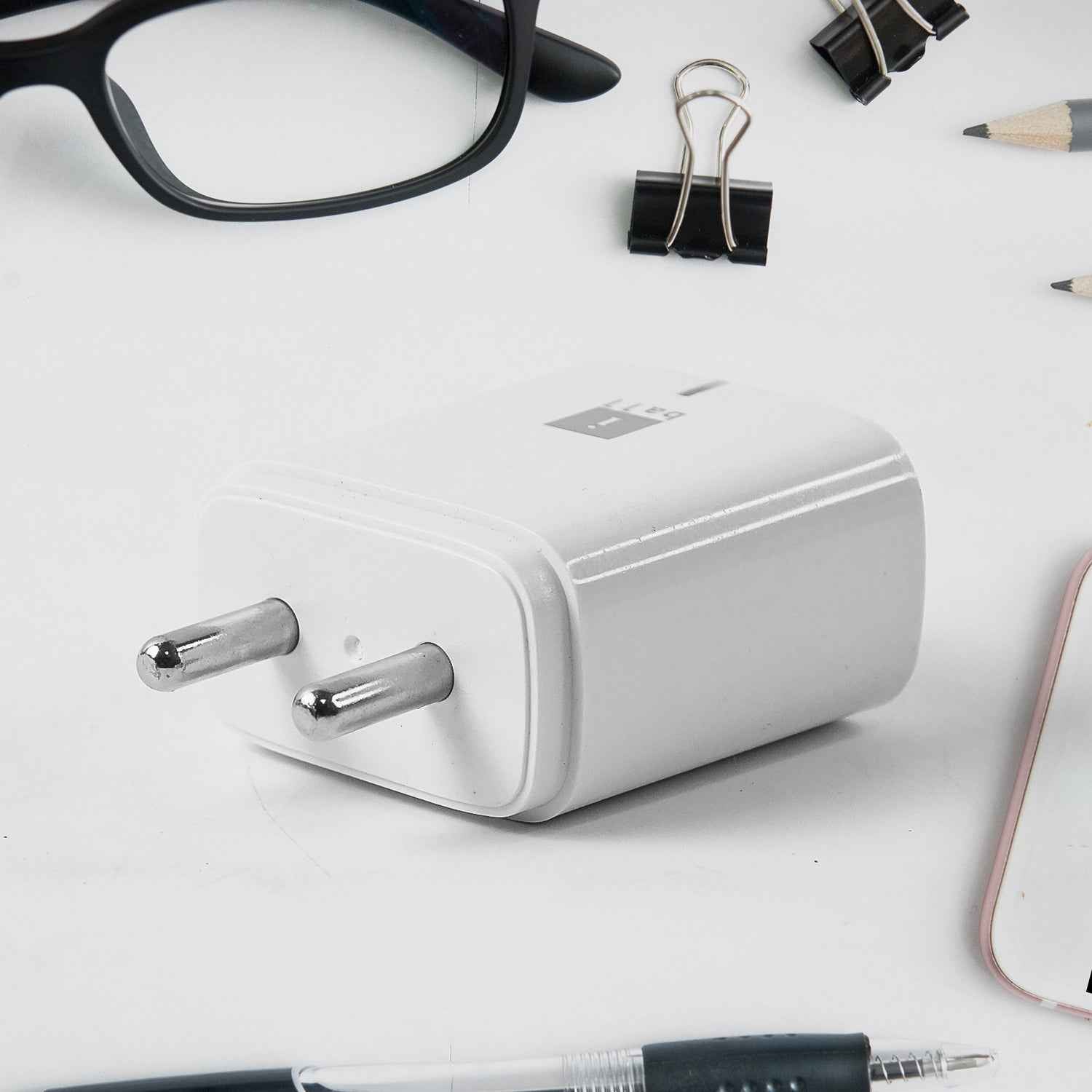 Iball Dual Usb Wall Charger 5v3.1a  High-speed Dual Port Fast Charging Adapte (1 Pc)