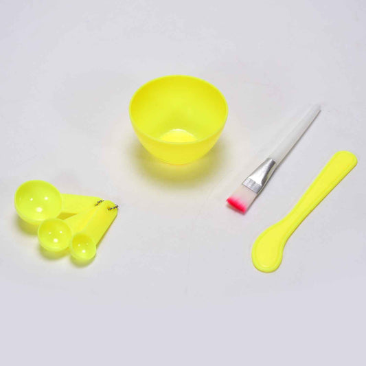 Facial Mask Bowl Set For Girls Use ( 6 Pcs Set ) - BeSh Deals