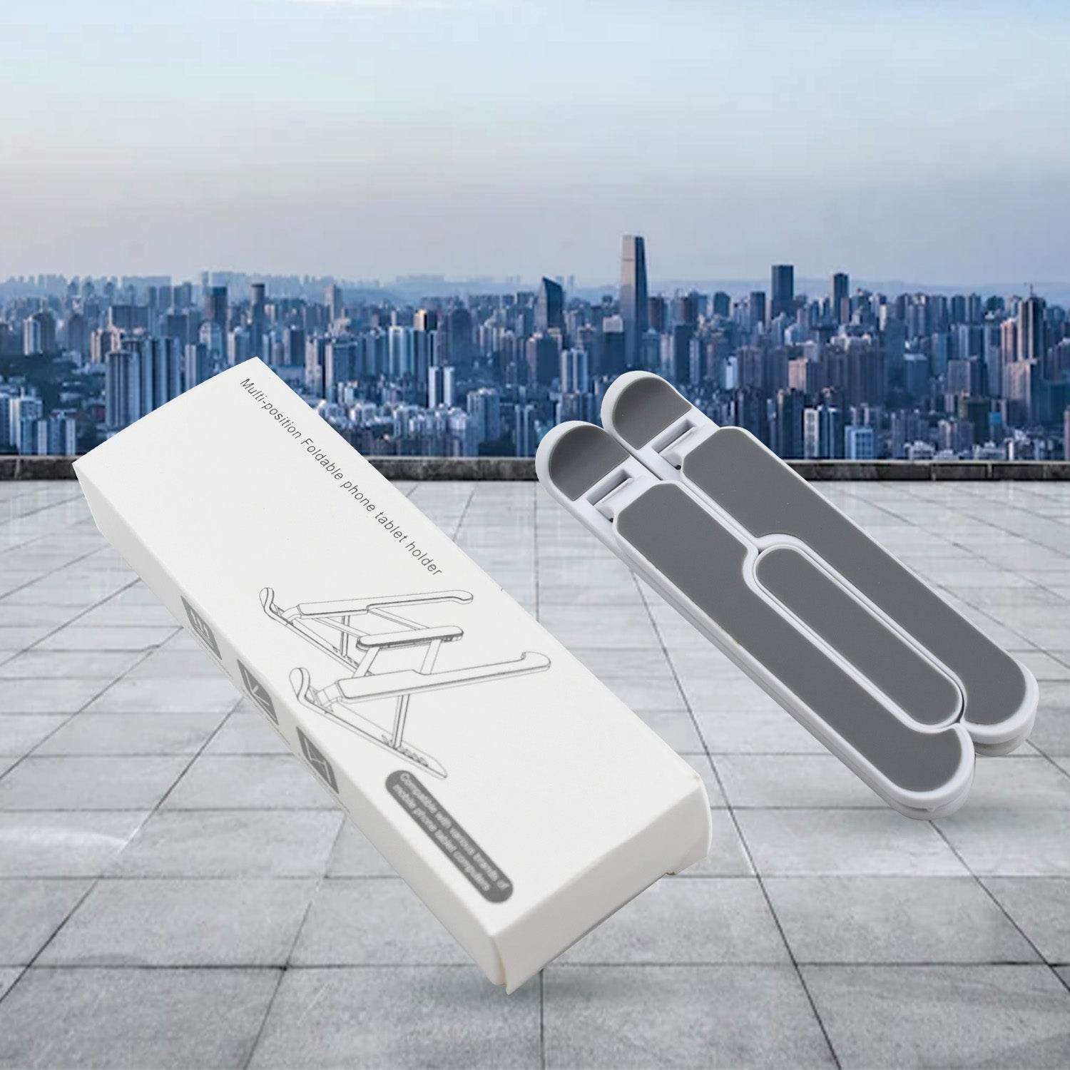 7240 Adjustable Laptop Stand Holder With Built-in Foldable Legs And High Quality Fibre - Best Deals at BeSh Deals®