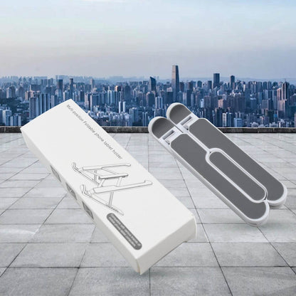 7240 Adjustable Laptop Stand Holder With Built-in Foldable Legs And High Quality Fibre - Best Deals at BeSh Deals®