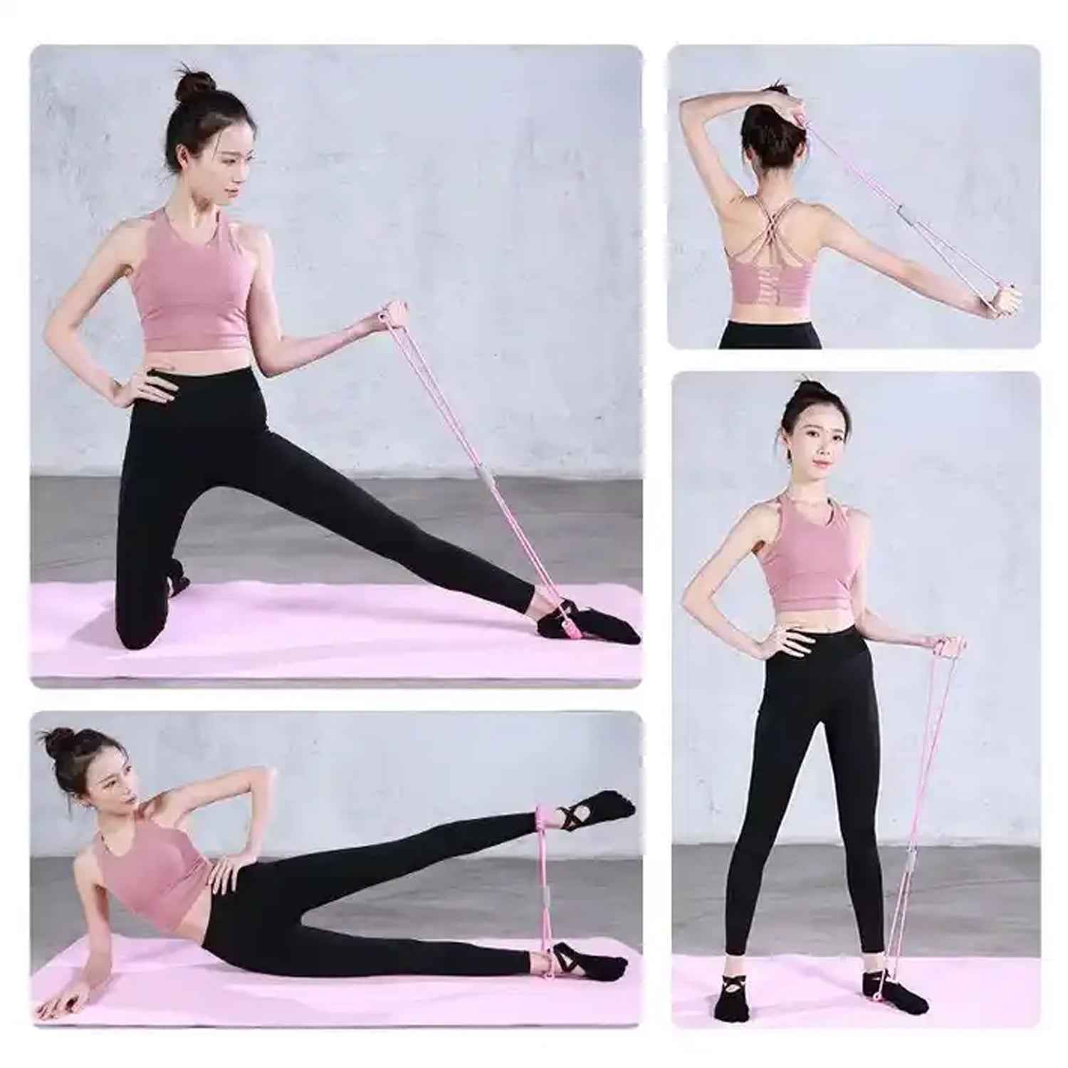 8415 Sport Resistance Loop Band Yoga Bands Rubber Exercise Fitness Training Gym Strength Resistance Band Exercise Equipment Bands For Working Out (1 Pc)