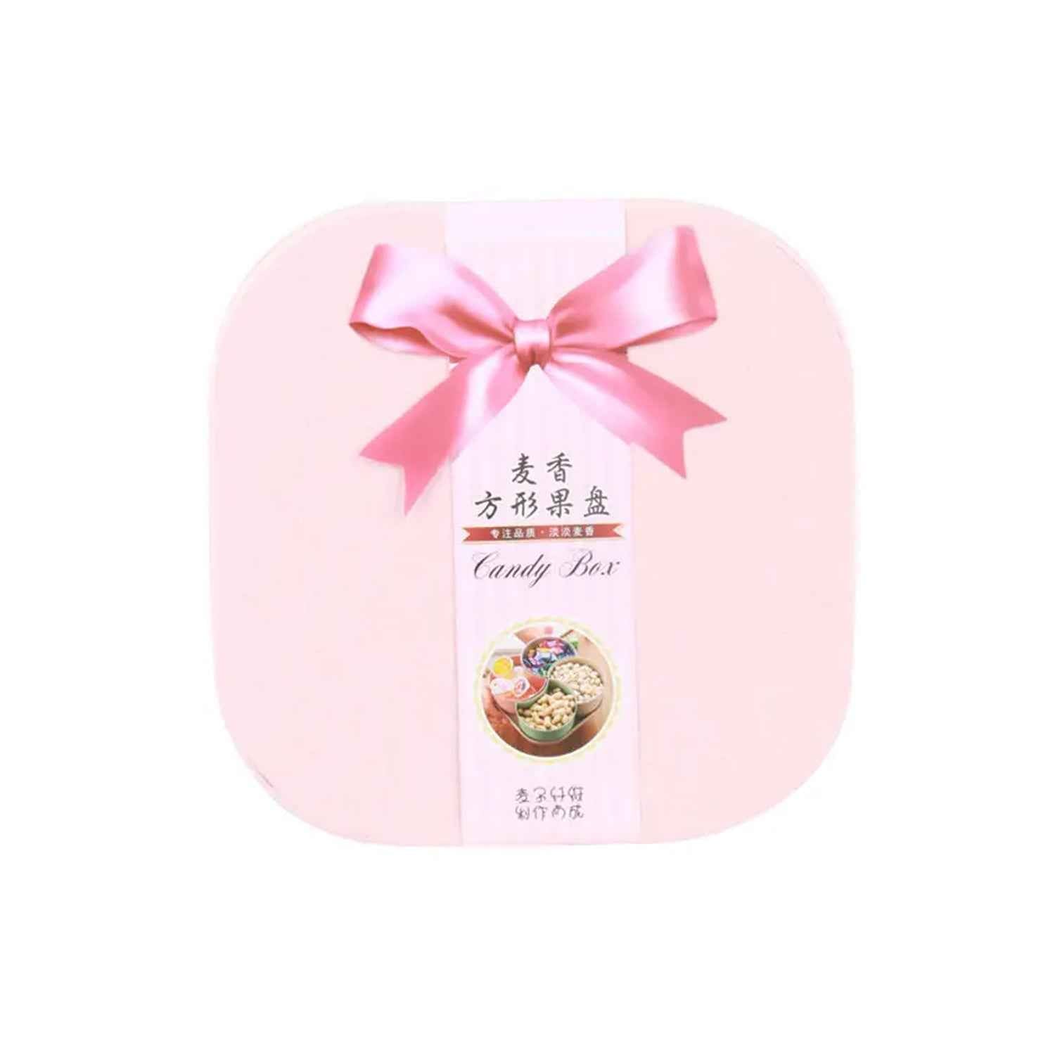 7151 Candy Box Large Capacity Space-saving Compartment Design Creative Divided Food Fruit Plate For Living Roomfruit_candy_box_4comp