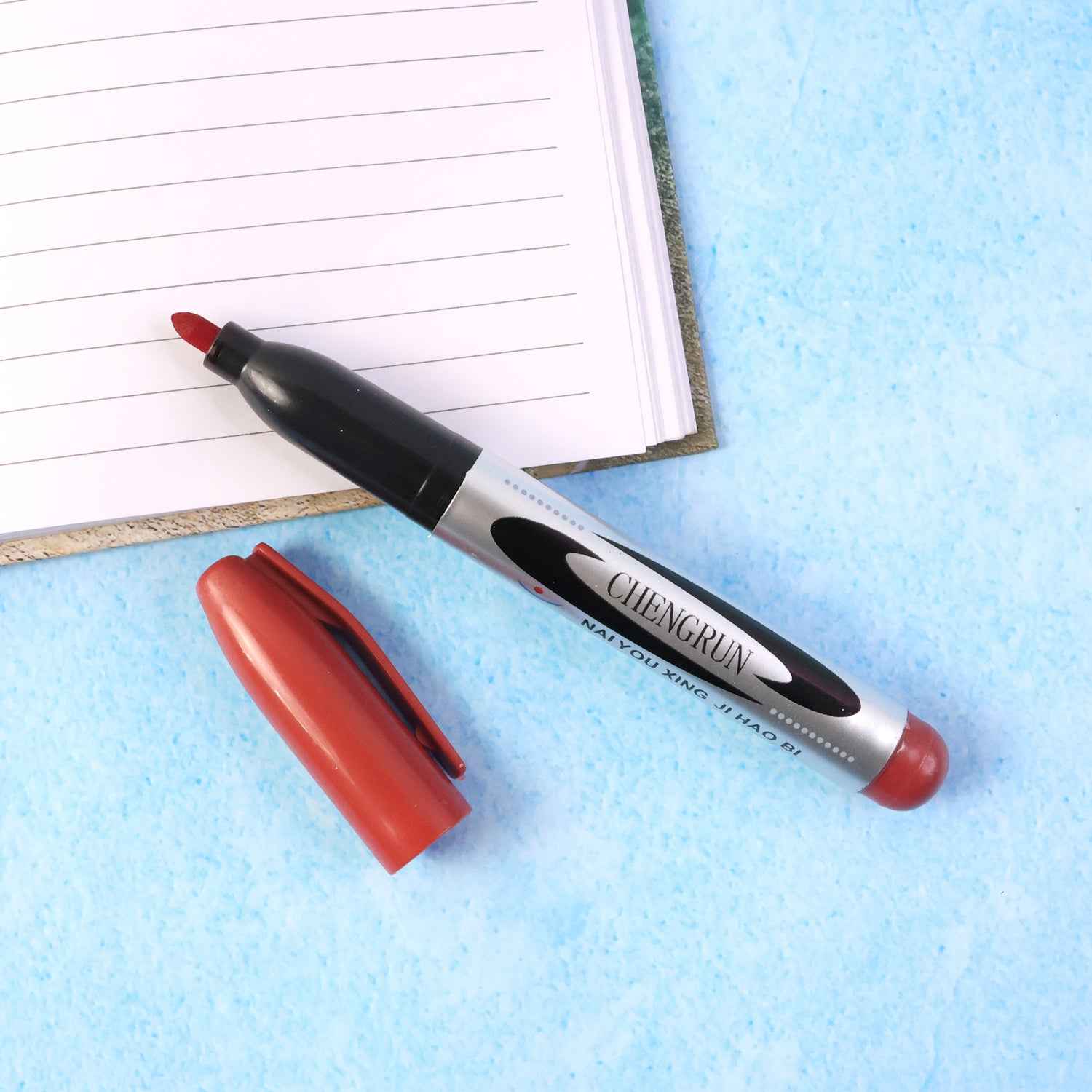 Maroon Premium Permanent Marker Pen (1 Pc)