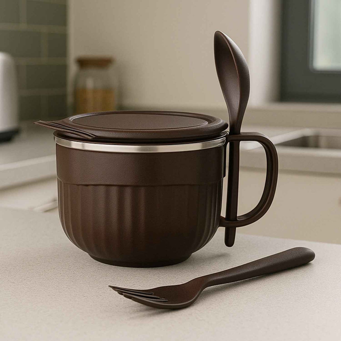 Home Chef Tangy Twist Insulated Lunch Bowl (Approx 650ml  1 Pc)