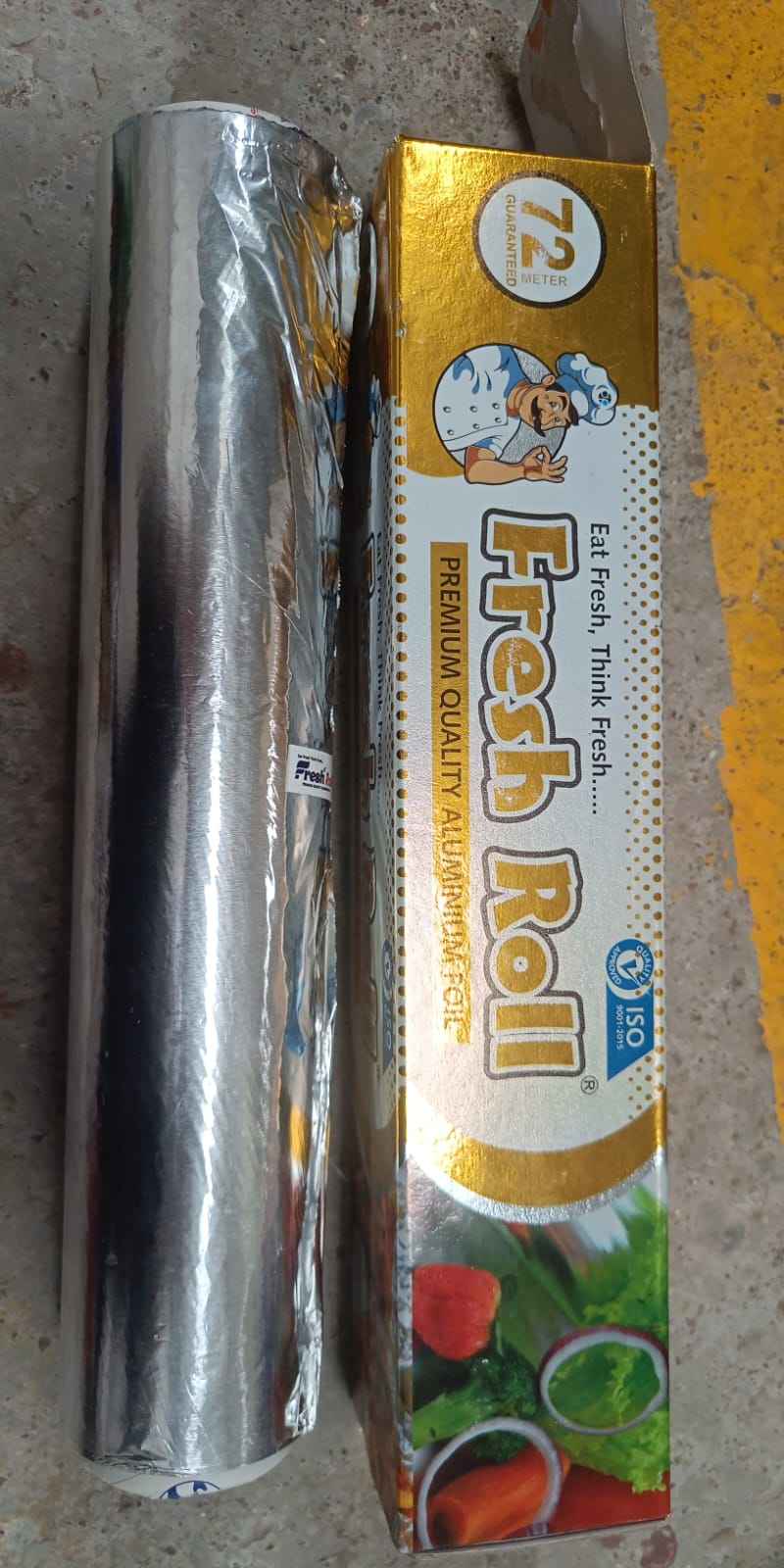Premium Quality Food Grade Aluminum Foil Roll Heavy Duty Non Stick Thick Aluminum Foil Sheet Baking Grilling Tool 72Mtr (1Pc) - BeSh Deals®