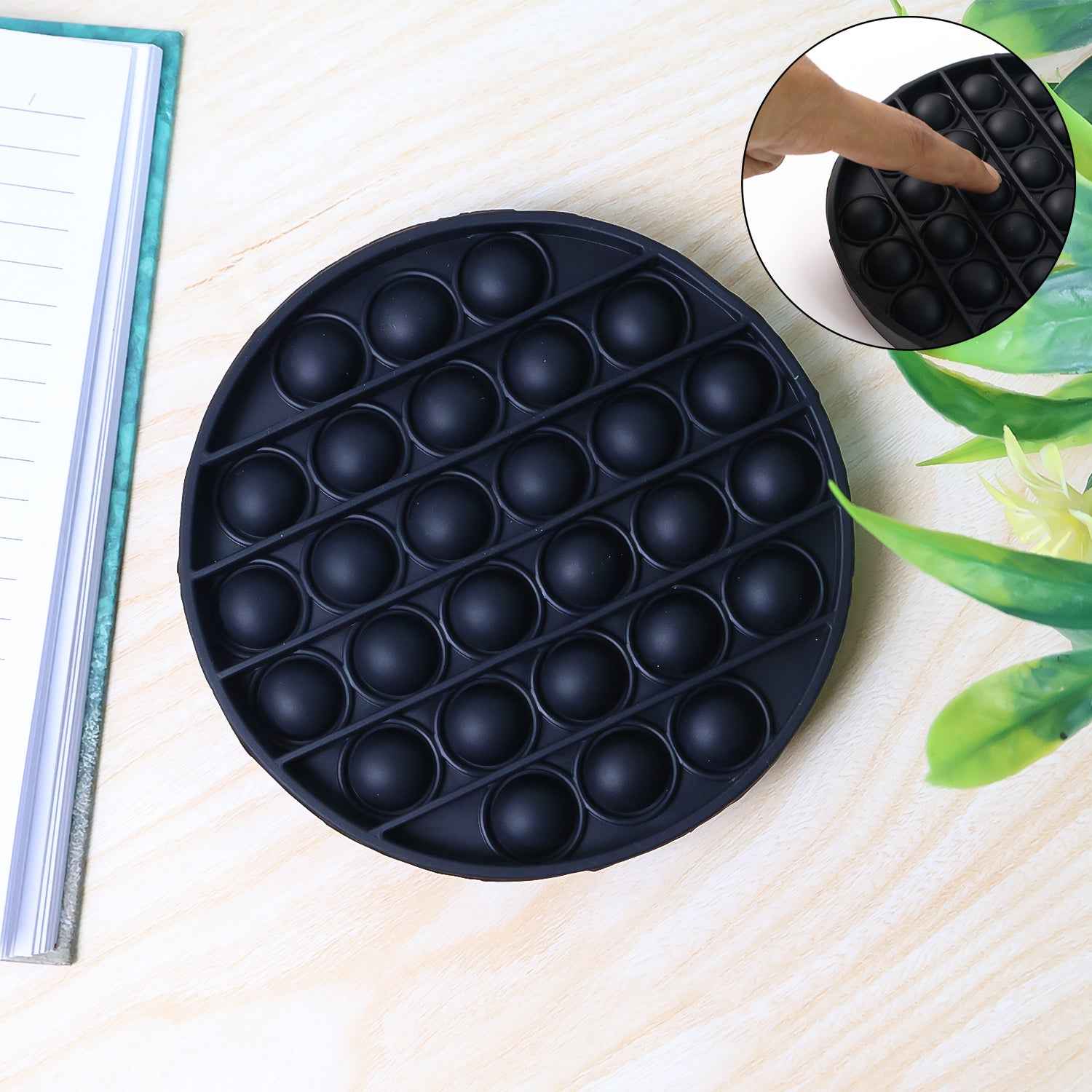 Premium Round Shape Silicone Pop It Fidget Toy (1 Pc)