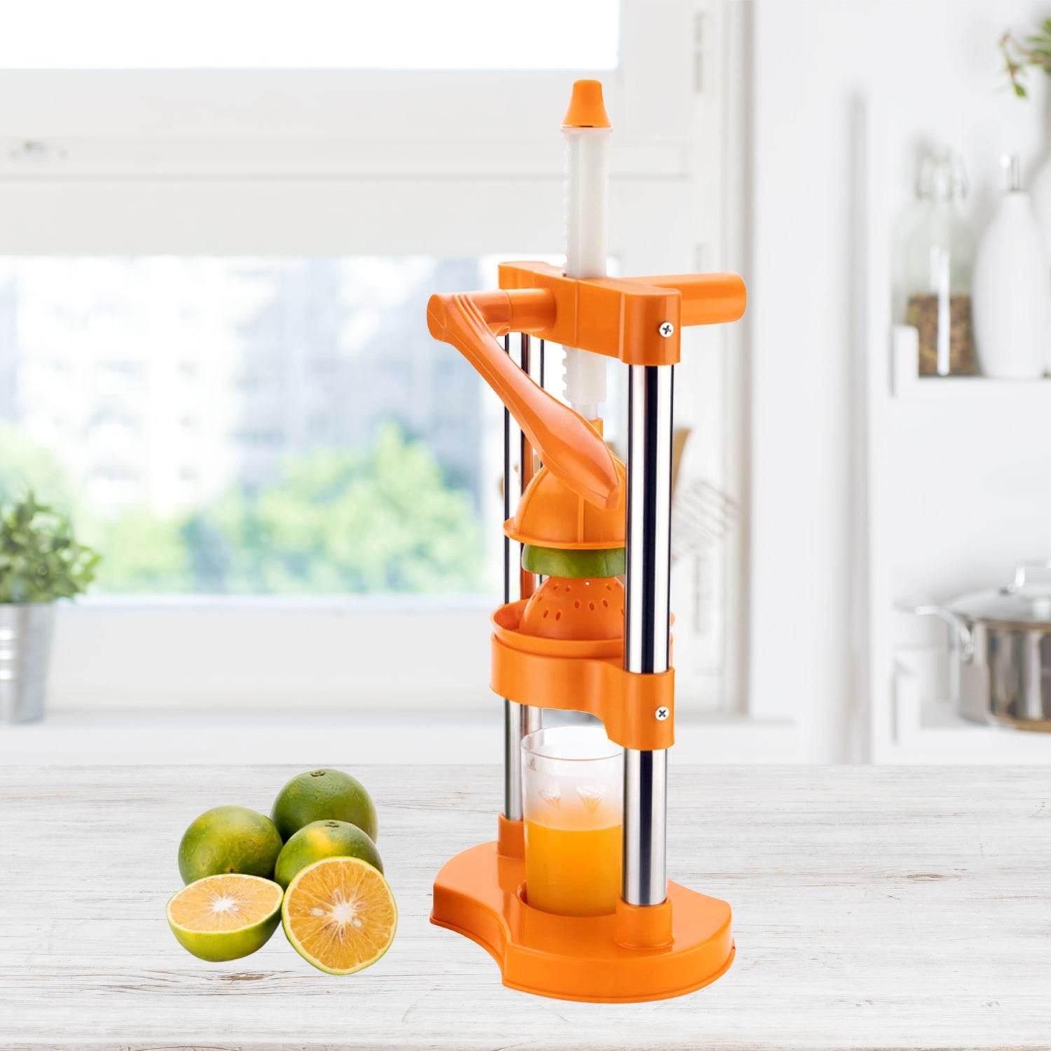 7128 Hand Pressure Juicer Manual Cold Press Juice Machine Instant Make Juice Squeezer Fruits Juicer Juice Maker Orange Juice Extractor For Fruits  Vegetables Orange - Best Deals at BeSh Deals®