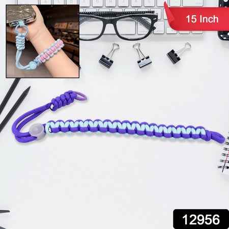 Multipurpose Adjustable Hand Wrist Strap Lanyardwith Cellphone Phone Strap (1 Pc  15 Inch  Multicolor)