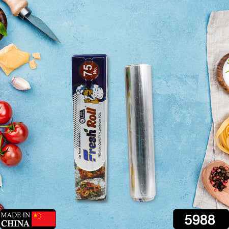 Premium Quality Aluminum Foil Roll Heavy Duty Non Stick Thick Aluminum Foil Sheet Baking Grilling Tool Width 295Mm (1Pc) - BeSh Deals®