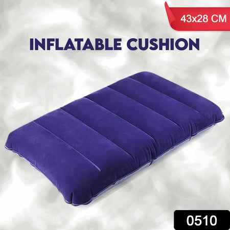 510 Velvet Air Inflatable Travel Pillow (Blue)
