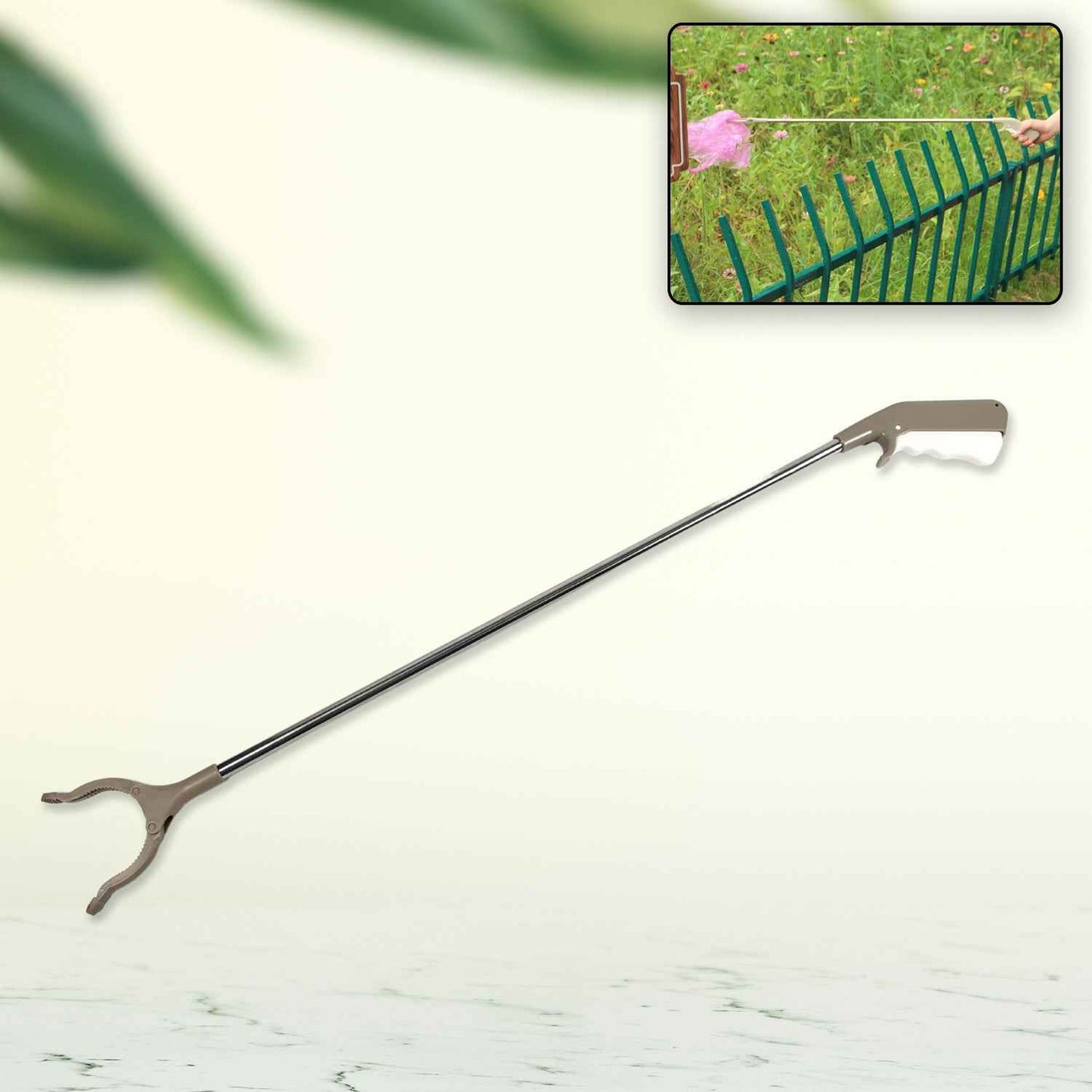 7534 Garbage Lifter Tool Kitchen Picker Claw Pick Up Rubbish Helping Hand Tool Garbage Picker Flexible Lightweight Tool