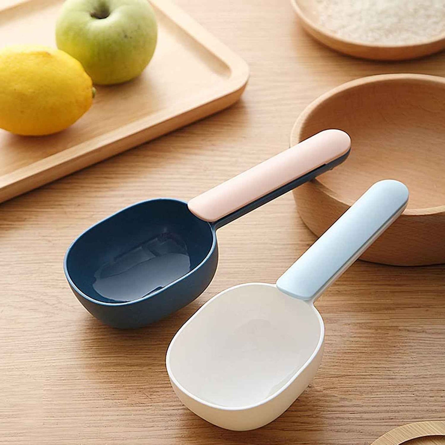 Large Plastic Measuring Spoons Flour Scoops For Home Kitchen (1 Pc)