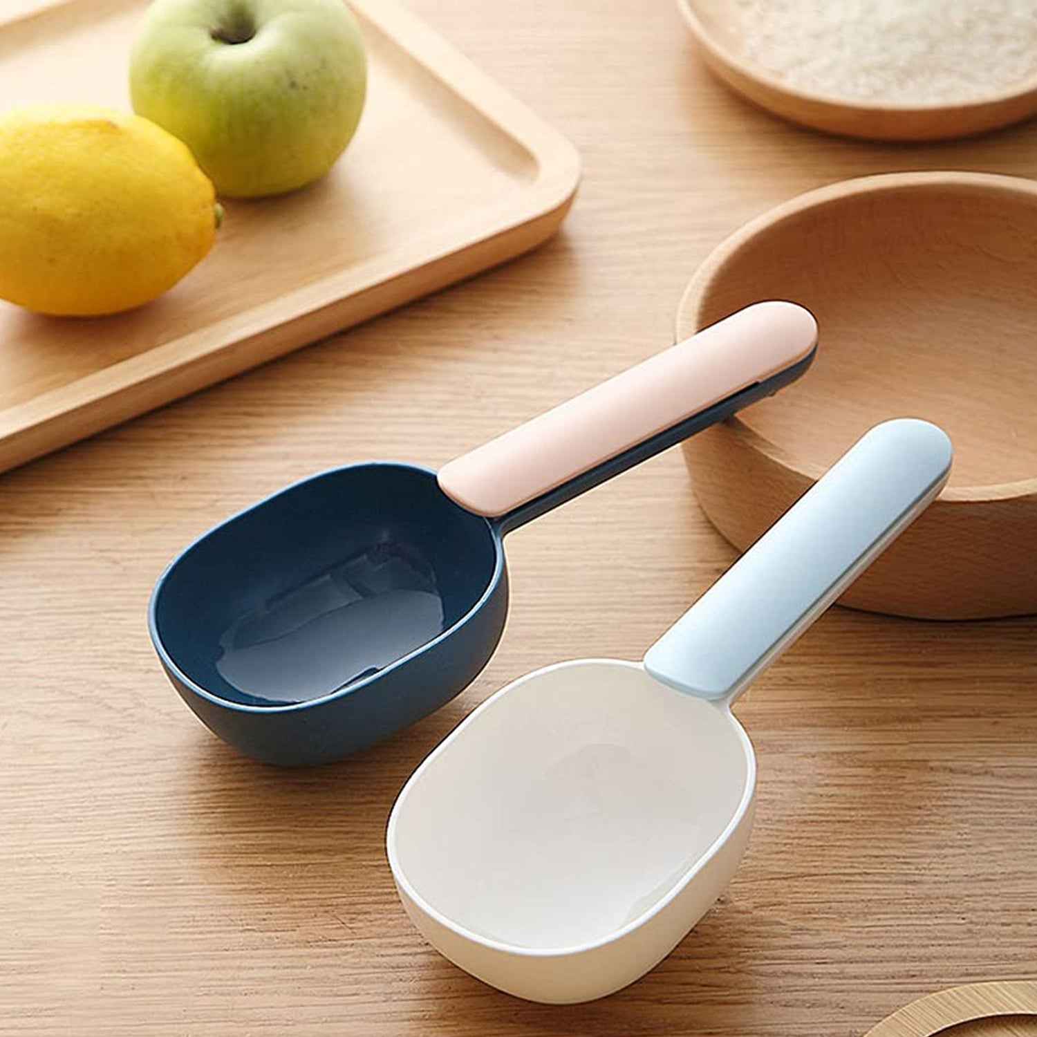 Large Plastic Measuring Spoons Flour Scoops For Home Kitchen (1 Pc)