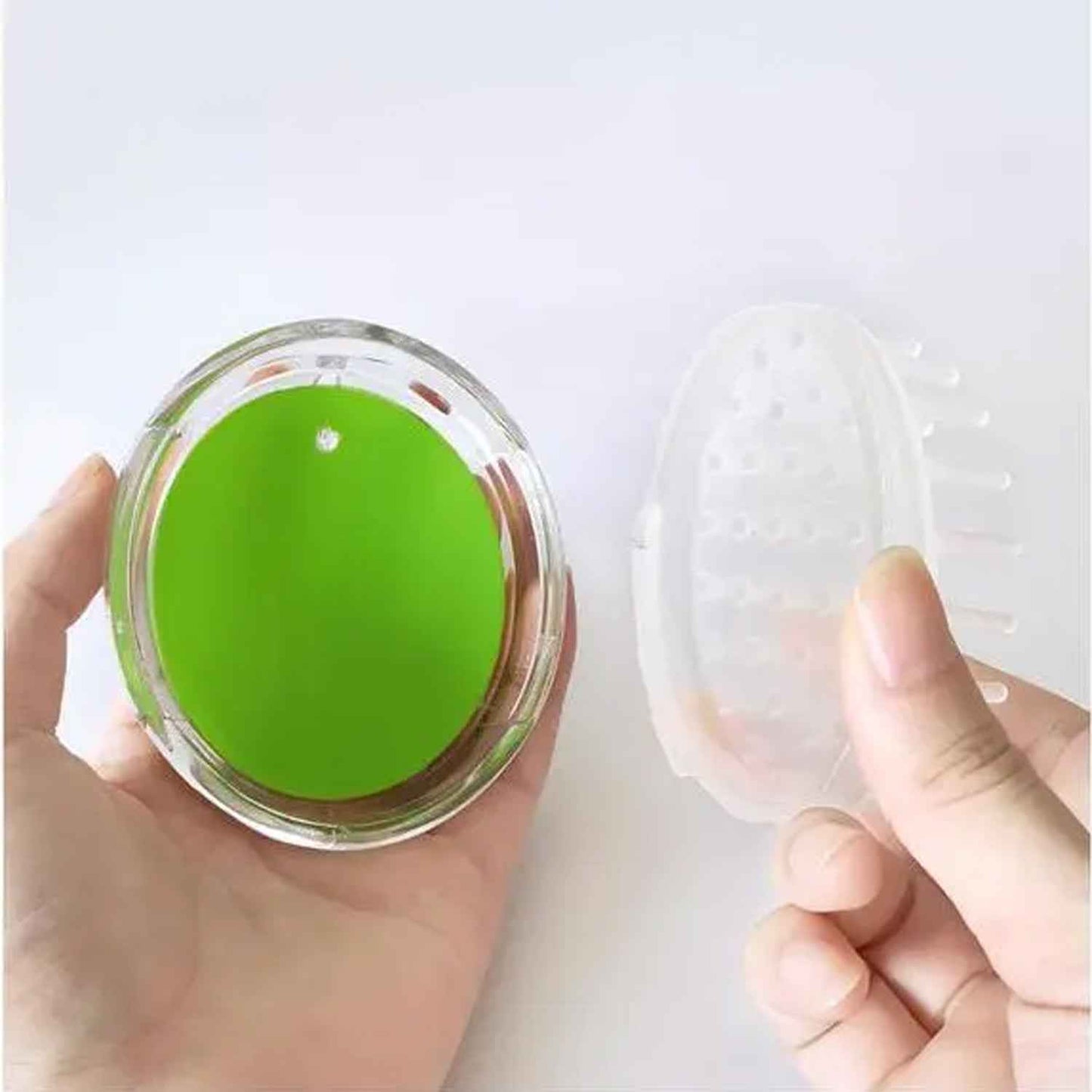 6058 Silicone Head Massager Used In All Kinds Of Places Like Household And Official Places For Unisexul Use Over Head Massage And All.
