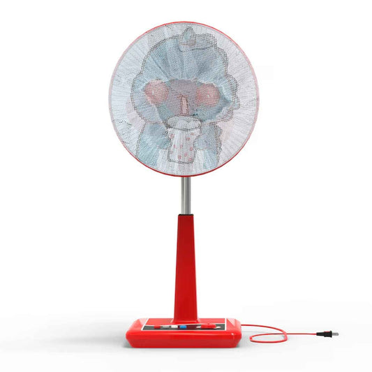 Cute Cartoon Character Fabric Mesh Fan Cover (1 Pc  Mix Design)