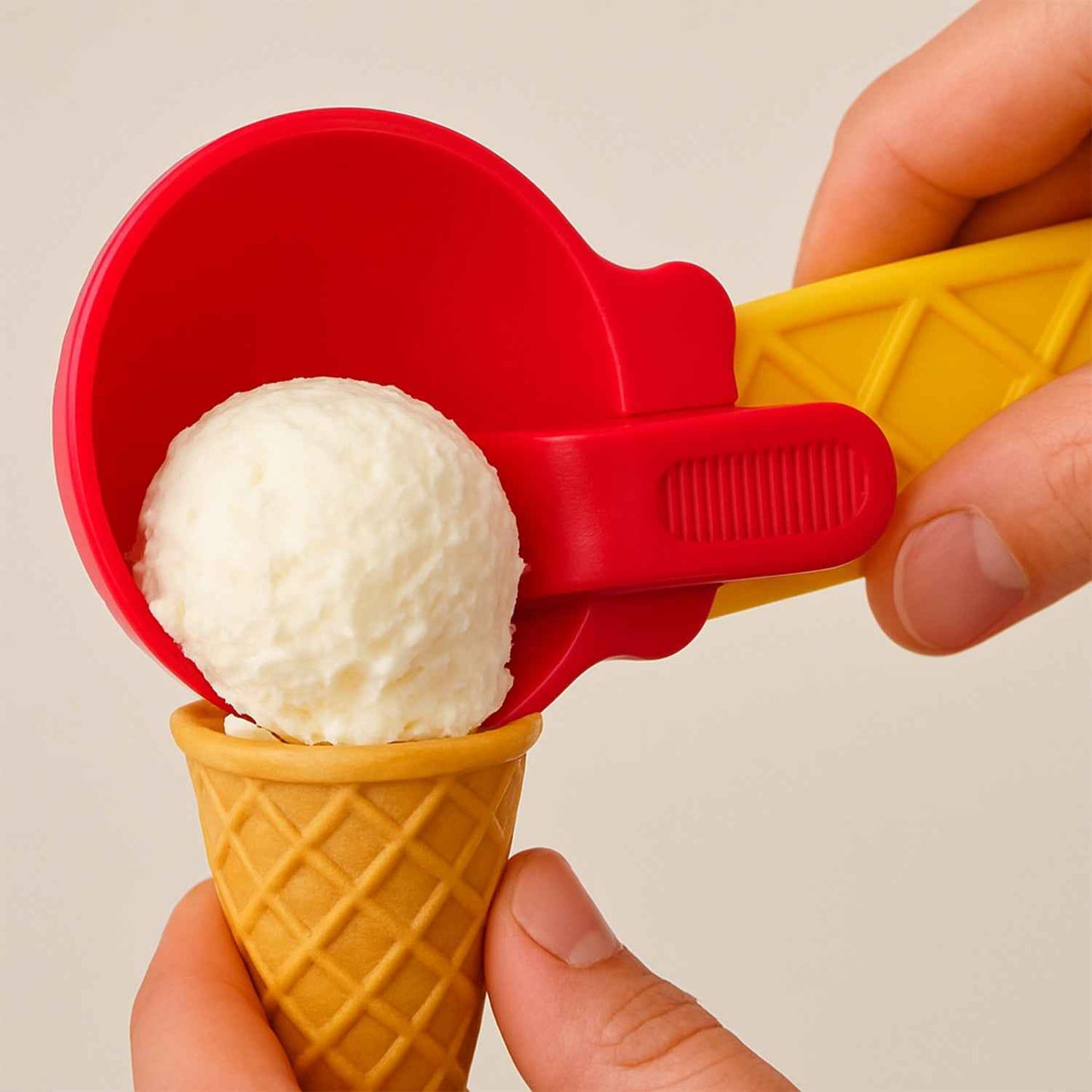 1 Piece Plastic Ice Cream Watermelon Scooper With Trigger Dipper - BeSh Deals®