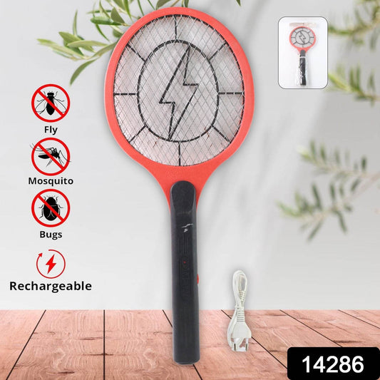 Red Rechargeable Electric Mosquito Killer Racket With Cable - Best Deals at BeSh Deals®
