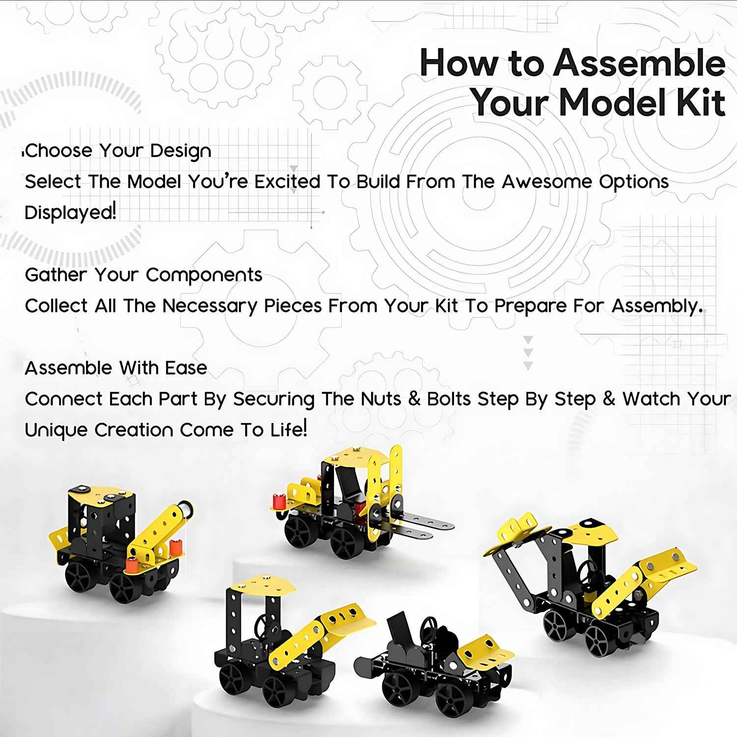 Aditi Stem Educational Mecha Racer Diy Construction Kit