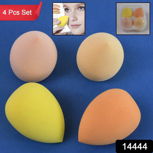Makeup Sponges Set Perfect For Liquid Cream And Powder (4 Pcs Set With Case) - Best Deals at BeSh Deals®
