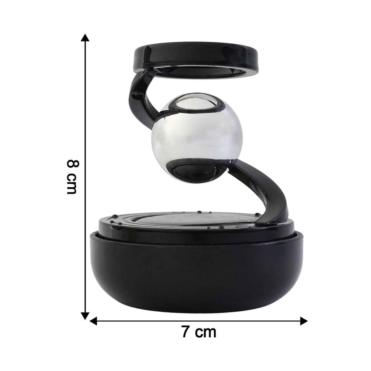 Premium Solar-powered Rotating Car Air Freshener (1 Pc)
