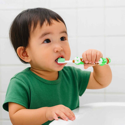 Kids Toothbrush And Ball Keychain Toy Set