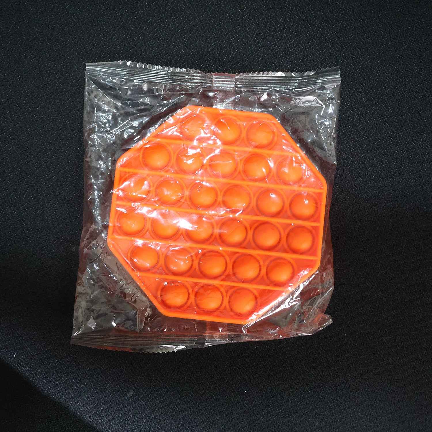 Premium Hexagon Shape Silicone Pop It Fidget Toy (1 Pc)