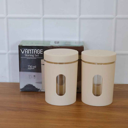 Premium Kitchen Storage Container Set (2 Pc Set 750 Ml Approx)
