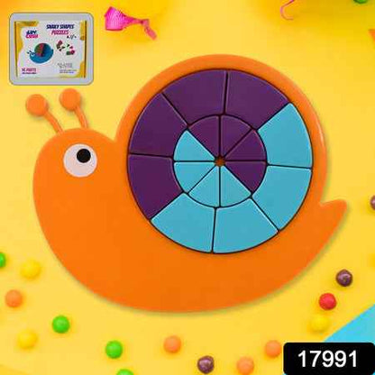 17991 Toys Snail Puzzle Kids Mini Travel Puzzle Games  Pre School Toys Develops Motor  Reasoning Skills Stem Educational Toy Birthday Gifts 3 - 6 Year Kids Brain Games For Kids Building Blocks For Kids (Mix Color)