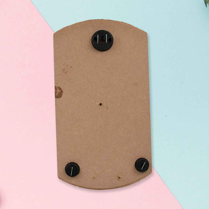 1583 Decorative Wooden Vertical Scenery With Hooks For Wall Hanging