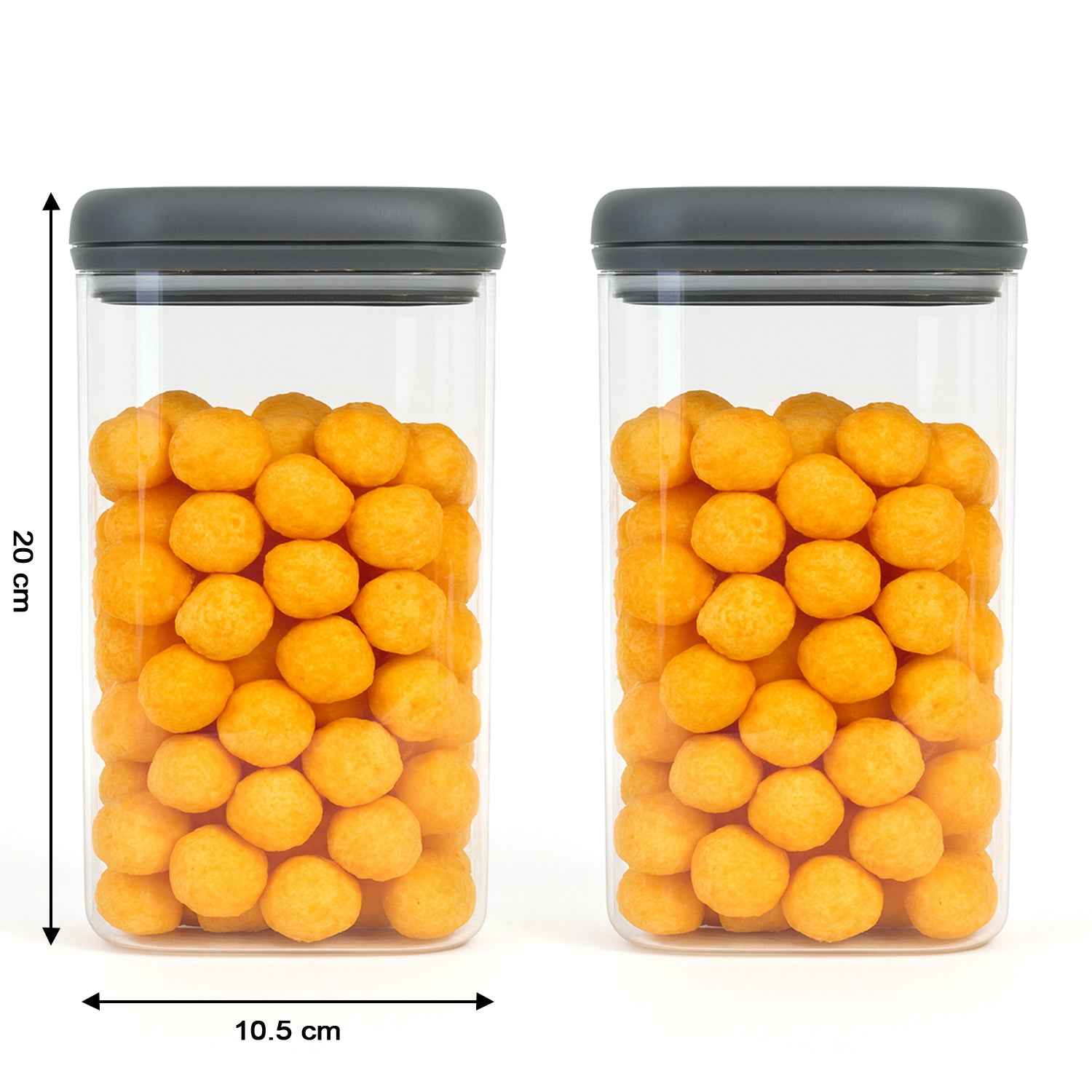 Supermom Airtight Kitchen Storage Containers  (2 Pc Set  1500 Ml)