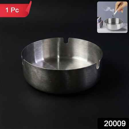 Round Tabletop Cigarette Ashtray With Multiple Rest Slots (1 Pc)