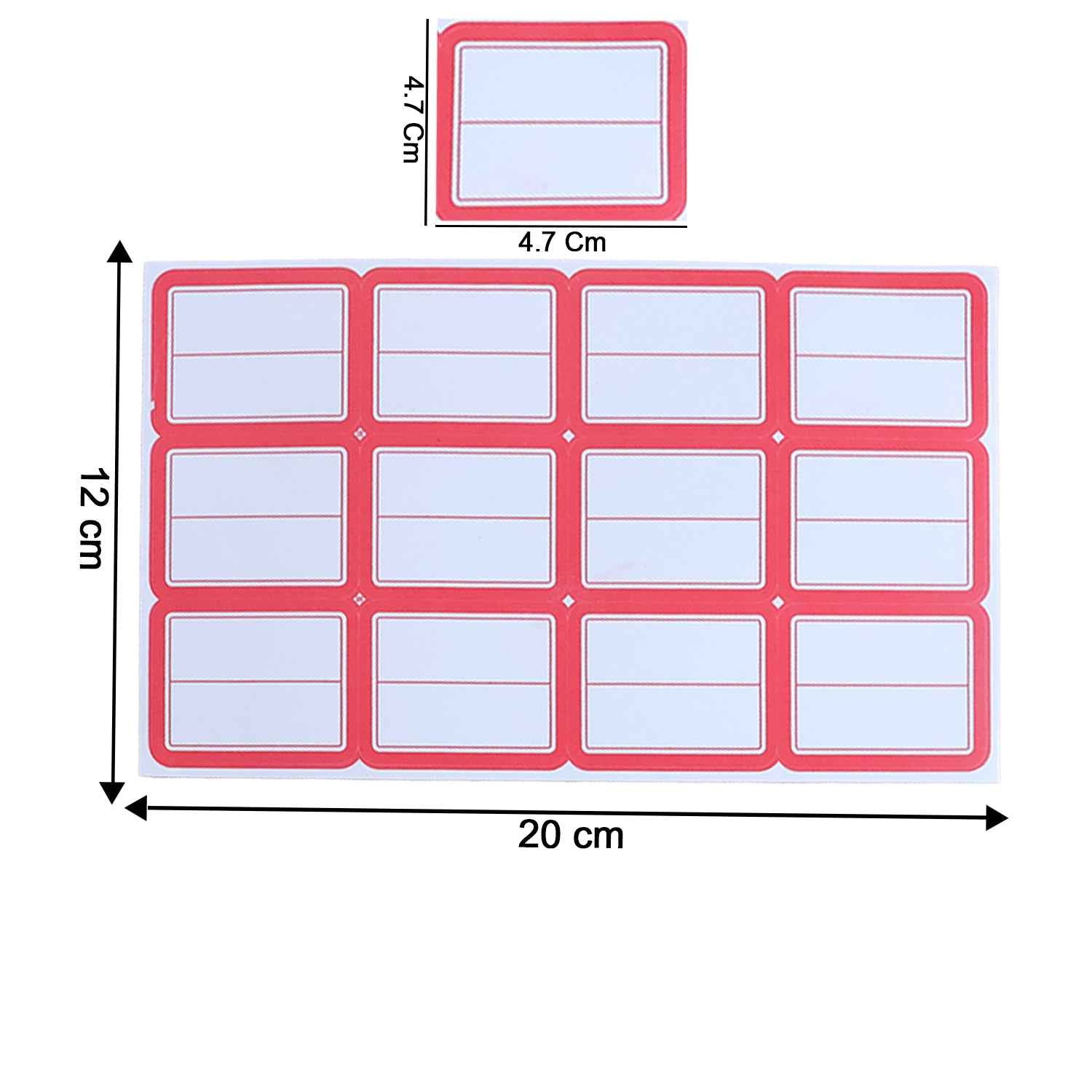 Writable Label Stickers  50 Sheets