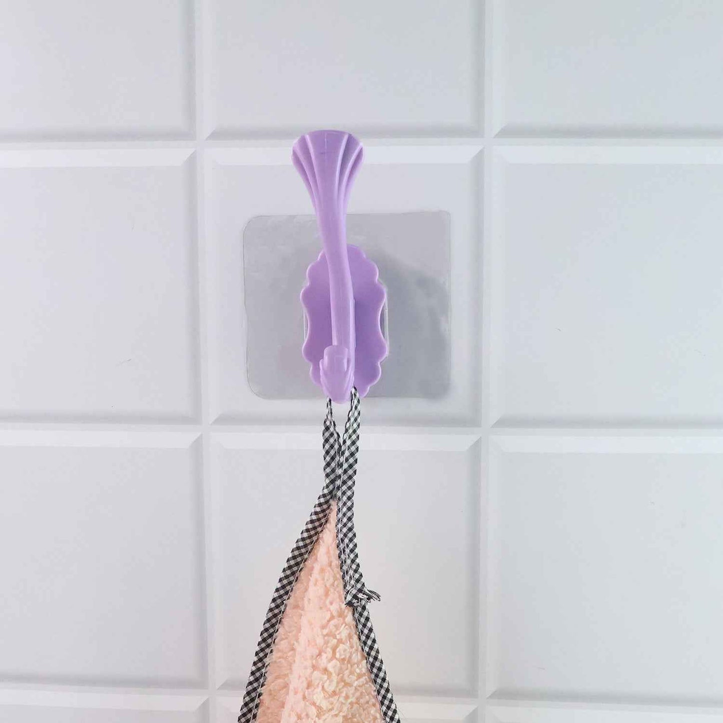 Self-adhesive Heavy Duty Decorative Wall Hook (1 Pc)