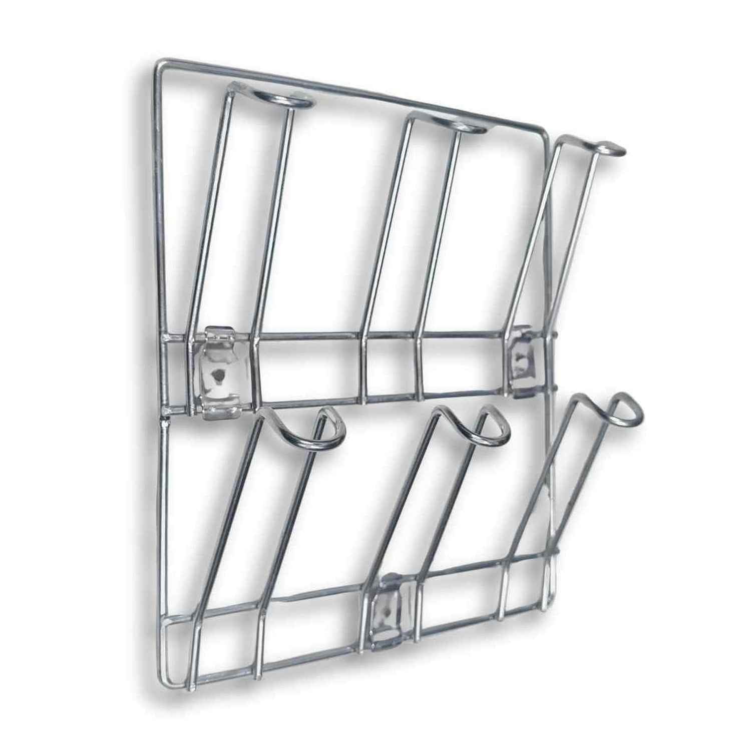 Wall-mounted Stainless-steel Cup  Mug Holder Rack (25 X 25 Cm 1 Pc)