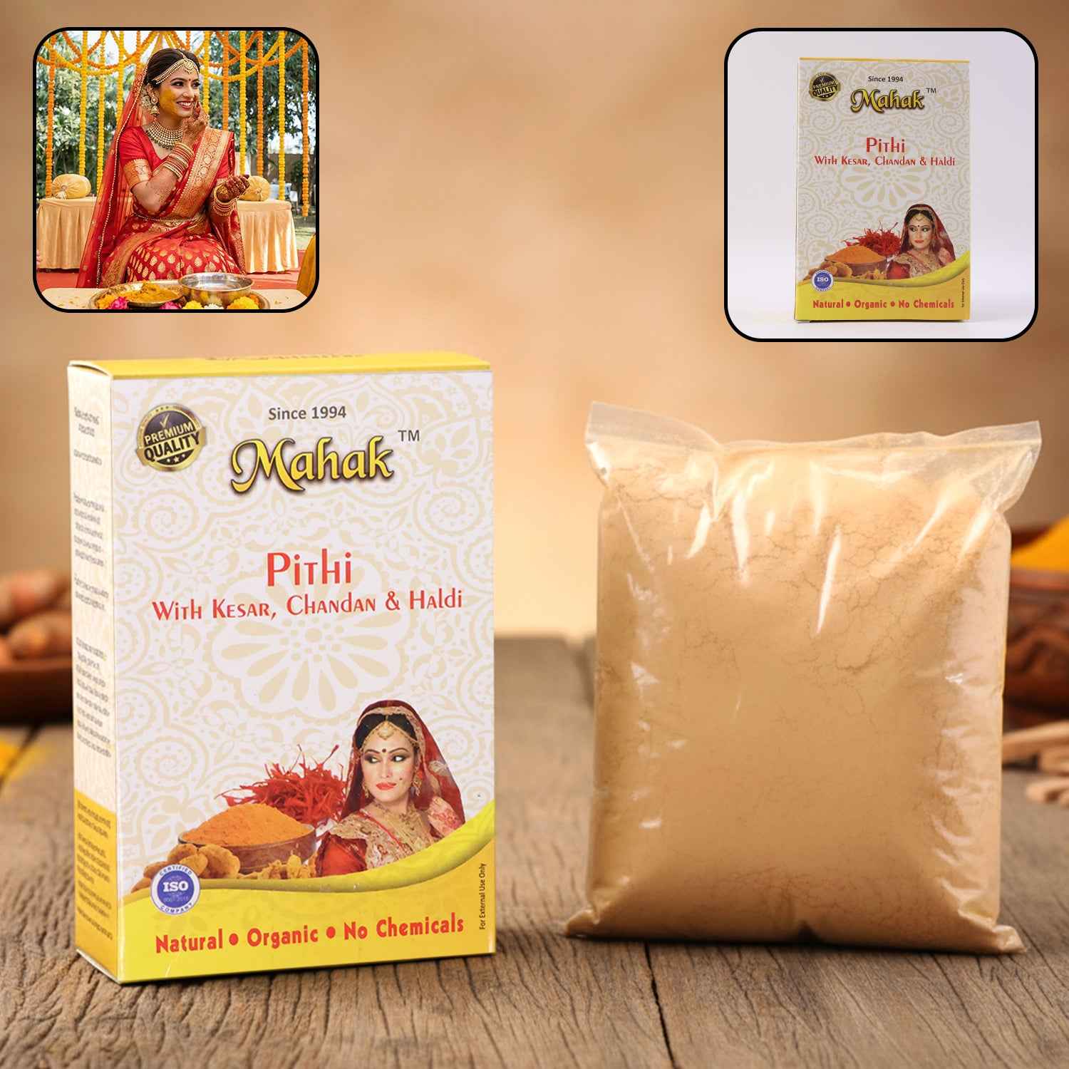 Traditional Face And Body Mahak Pithi  100 Gm