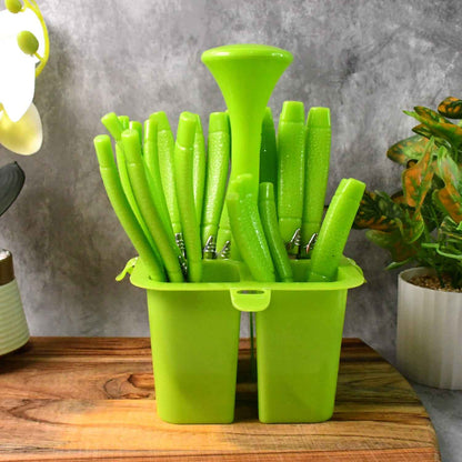 Supermom Premium Fancy Cutlery Set With Holder (24 Pc Set) - BeSh Deals®