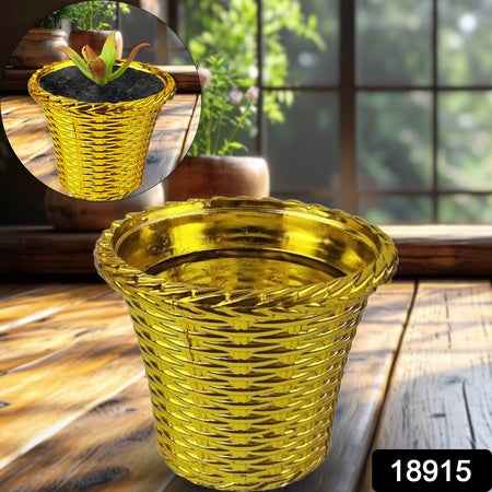 Plastic Flower Valencia (Pot) Home And Outdoor (1 Pc)